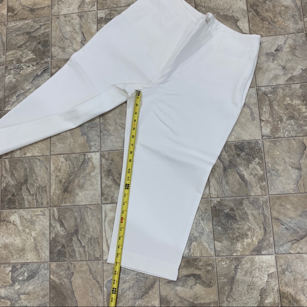 Talbots White Capris - image 6